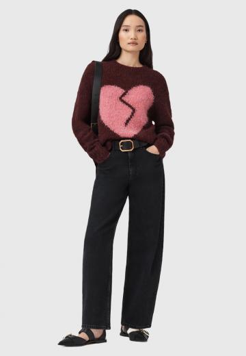 Длинный пуловер