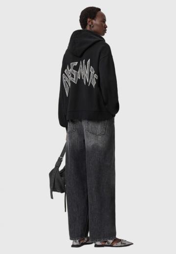 Пуловер с капюшоном