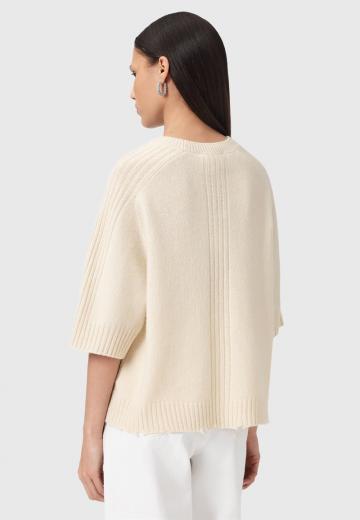 Пуловер с коротким рукавом