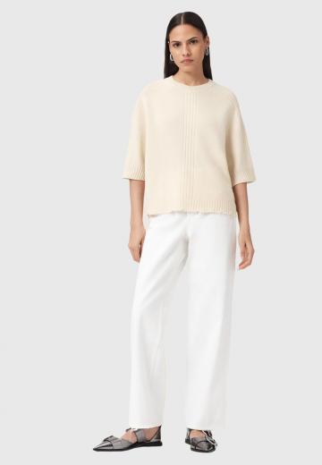 Пуловер с коротким рукавом