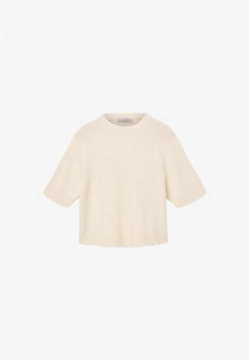 Пуловер с коротким рукавом