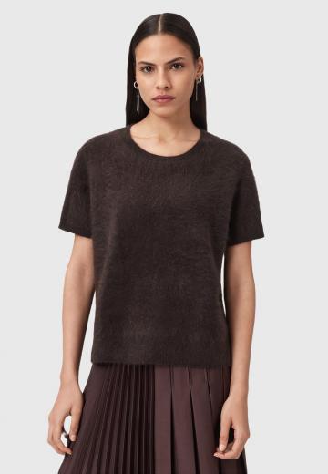 Пуловер с коротким рукавом