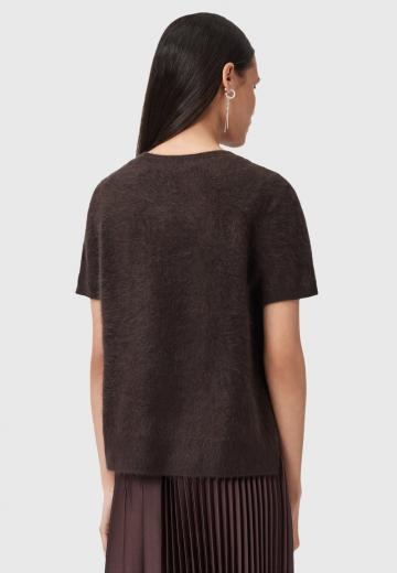 Пуловер с коротким рукавом