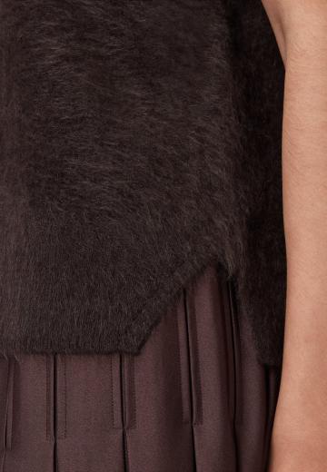 Пуловер с коротким рукавом