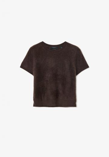 Пуловер с коротким рукавом