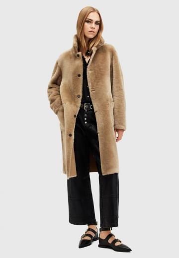 Кожаное пальто