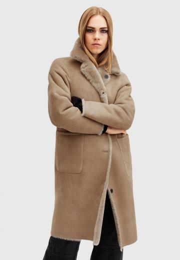 Кожаное пальто