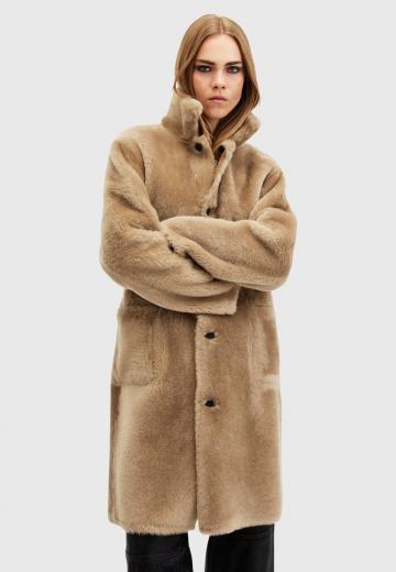 Кожаное пальто