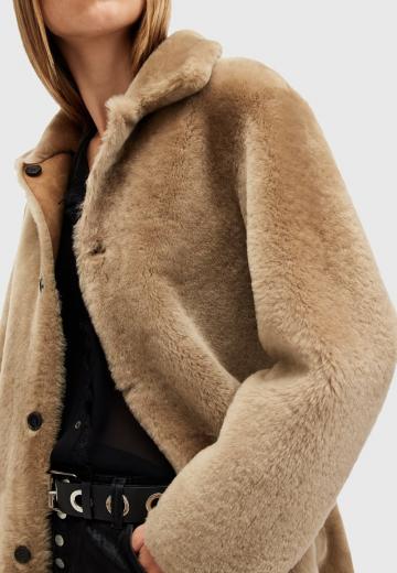 Кожаное пальто