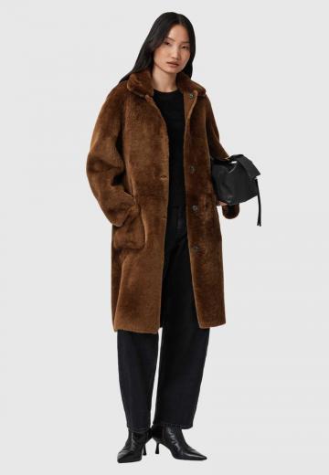 Кожаное пальто