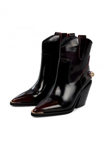 Полусапожки на высоком каблуке