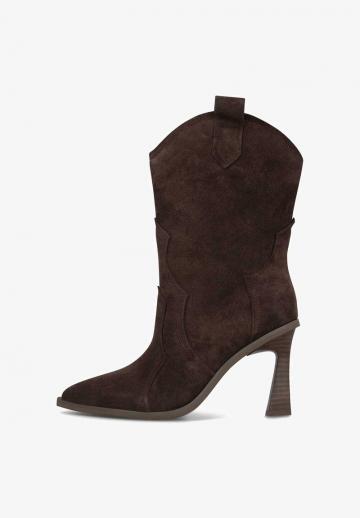 Полусапожки на высоком каблуке