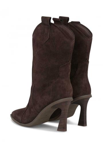 Полусапожки на высоком каблуке