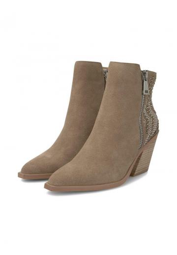 Полусапожки на высоком каблуке