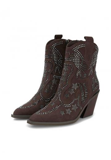 Полусапожки на высоком каблуке