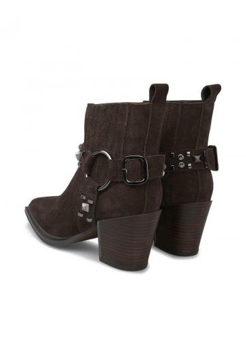 Полусапожки на высоком каблуке