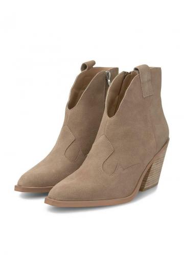 Полусапожки на высоком каблуке