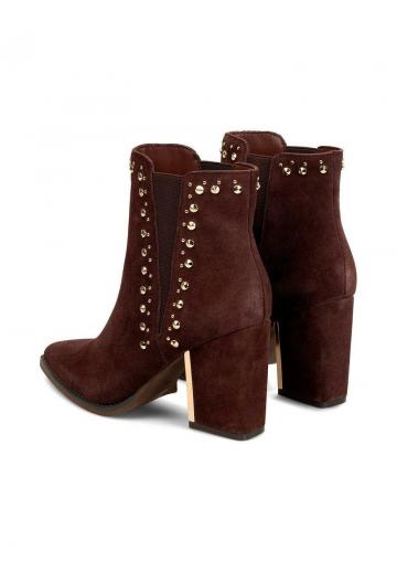 Полусапожки на высоком каблуке