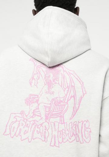 Пуловер с капюшоном