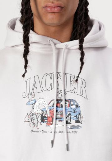 Пуловер с капюшоном