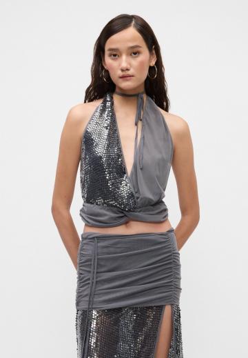 Блузка без рукавов