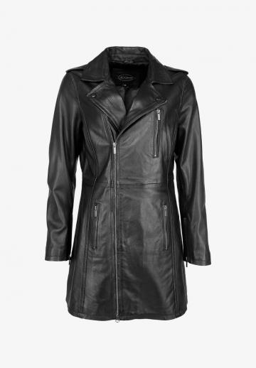 Кожаное пальто