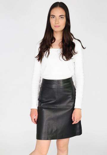 Кожаная юбка
