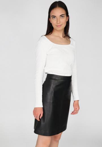 Кожаная юбка