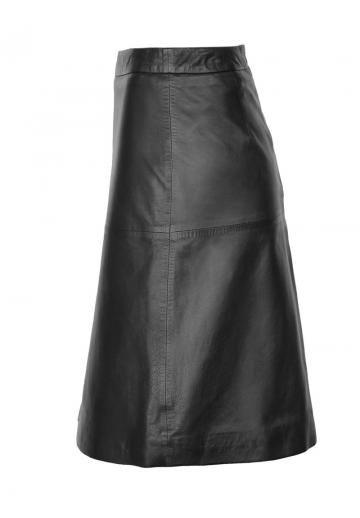 Кожаная юбка
