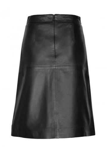 Кожаная юбка