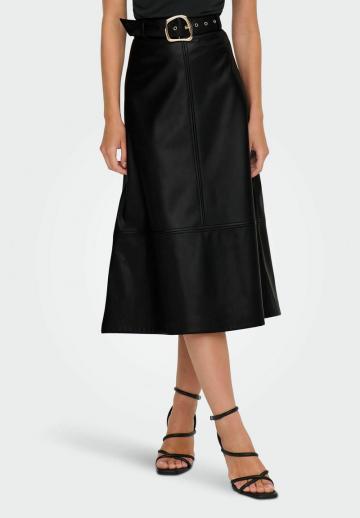 Кожаная юбка
