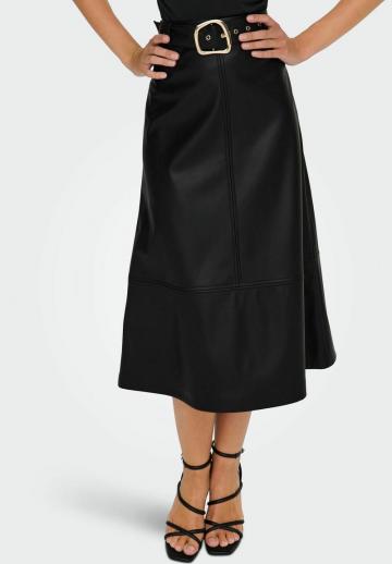 Кожаная юбка