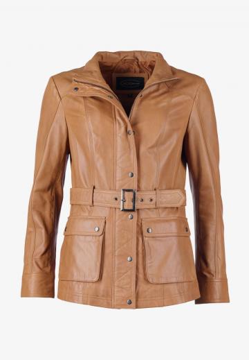 Кожаное пальто