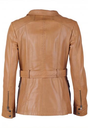 Кожаное пальто