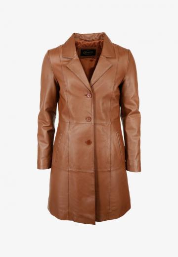 Кожаное пальто
