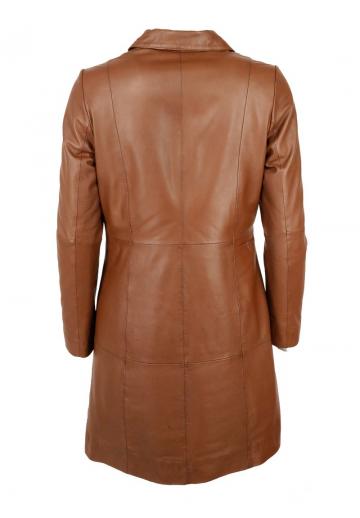 Кожаное пальто