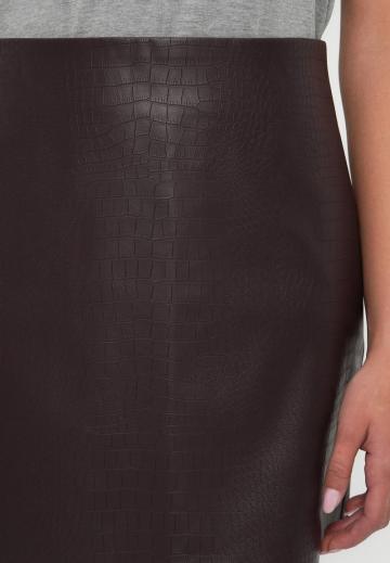 Кожаная юбка