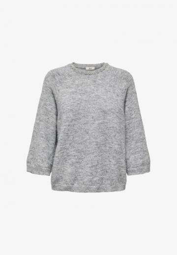 Пуловер с рукавом три четверти