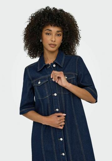 Джинсовое платье