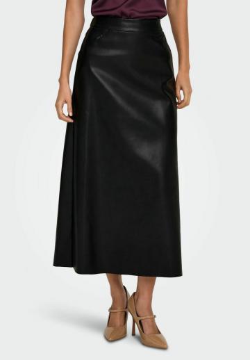 Кожаная юбка