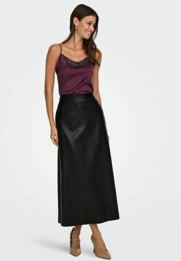 Кожаная юбка
