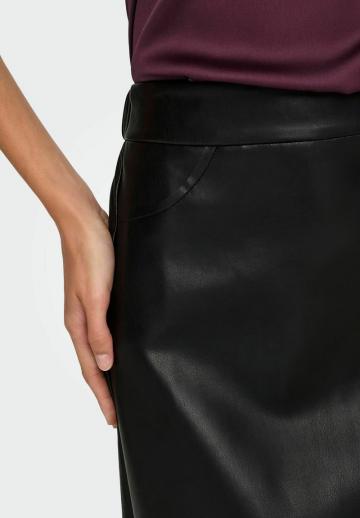 Кожаная юбка