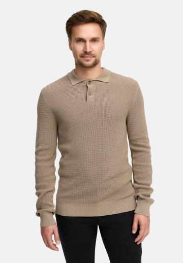 Поло с длинным рукавом