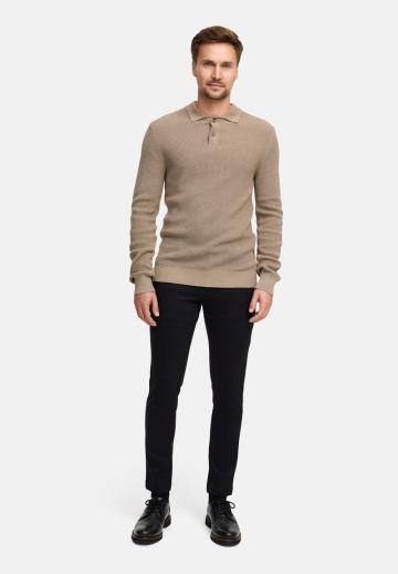 Поло с длинным рукавом