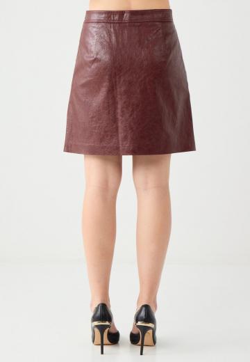 Кожаная юбка