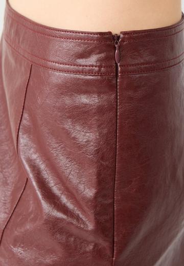 Кожаная юбка