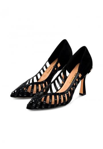 Туфли с открытым носом