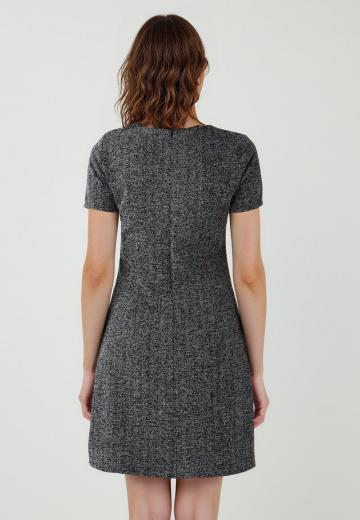 Вязаное платье