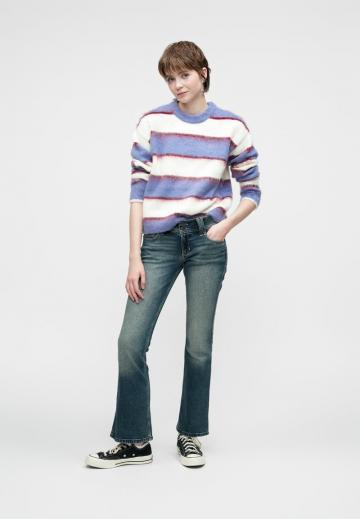 Пуловер в полоску