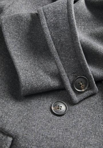 Шерстяное пальто